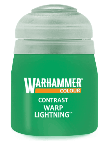 Warhammer Colour Contrast Paint (Warp Lightning) - kontrastná farba - zelená