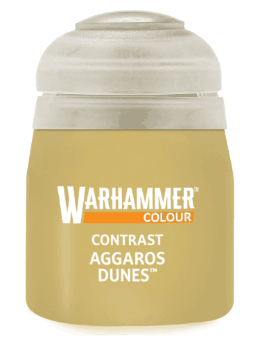 Warhammer Colour Contrast Paint (Aggaros Dunes) - kontrastná farba - žltá