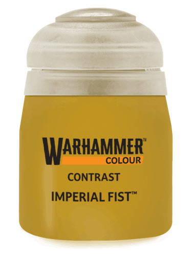 Warhammer Colour Contrast Paint (Imperial Fist) - kontrastná farba - žltá