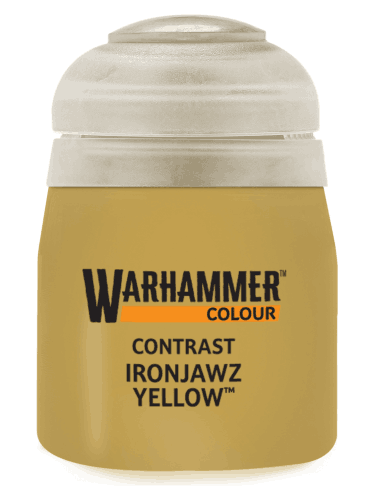 Warhammer Colour Contrast Paint (Ironjawz Yellow) - kontrastná farba - žltá