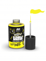 Krycia farba AK - Yellow Glow Precision Fluor (žltá)