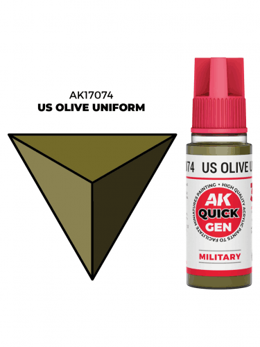 Kontrastná farba AK Quick Gen (US Olive Uniform) - americká uniformná olivová