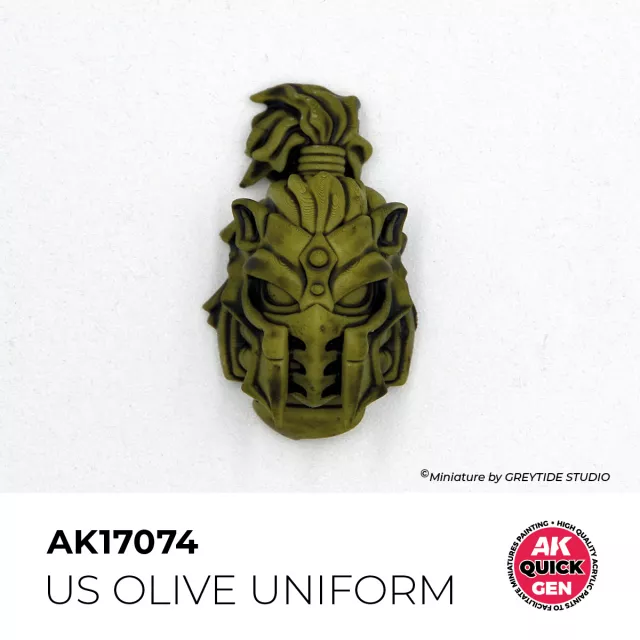 Kontrastná farba AK Quick Gen (US Olive Uniform) - americká uniformná olivová - AK-Interactive