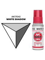 Kontrastná farba AK Quick Gen (White Shadow) - biely tieň