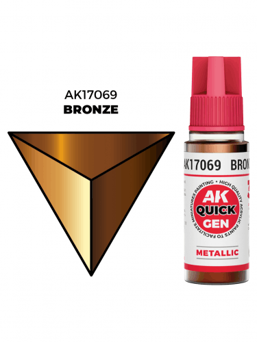 Kontrastná farba AK Quick Gen (Bronze) - bronzová