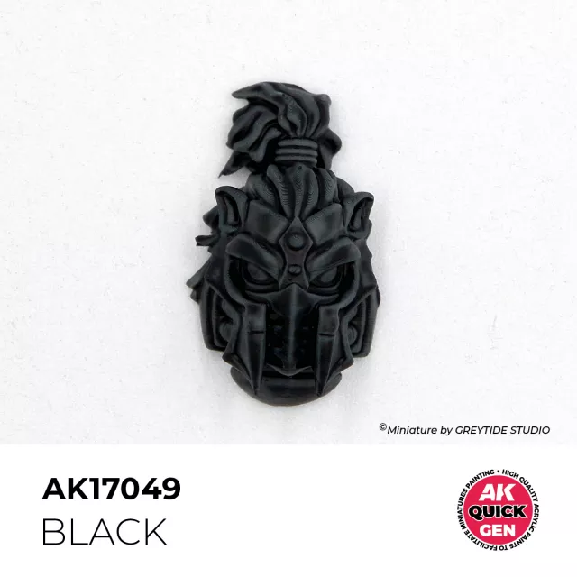 Kontrastná farba AK Quick Gen (Black) - čierna - AK-Interactive