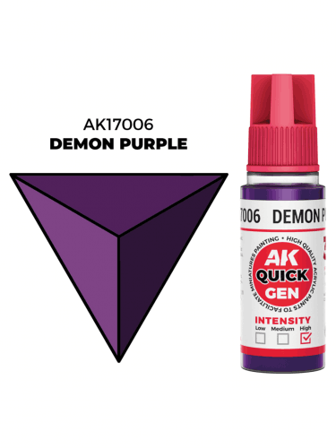 Kontrastná farba AK Quick Gen (Demon Purple) - démonická fialová