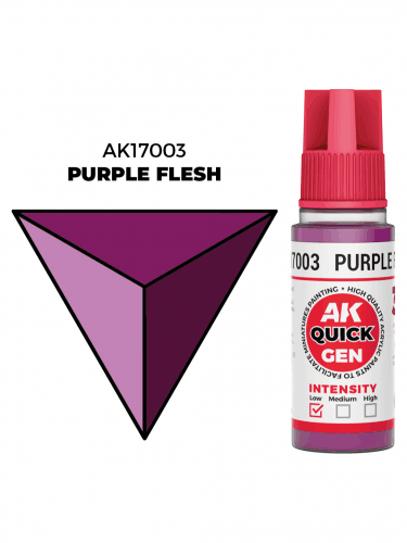 Kontrastná farba AK Quick Gen (Purple Flesh) - fialový odtieň pleti