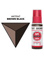 Kontrastná farba AK Quick Gen (Brown Black) - hnedo-čierna