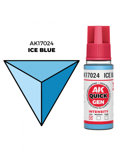 Kontrastná farba AK Quick Gen (Ice Blue) - ľadovo modrá