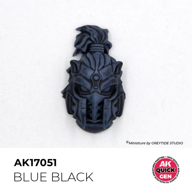 Kontrastná farba AK Quick Gen (Blue Black) - modro-čierna - AK-Interactive