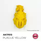 Kontrastná farba AK Quick Gen (Plague Yellow) - morovo žltá - AK-Interactive