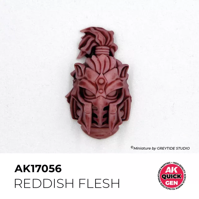 Kontrastná farba AK Quick Gen (Reddish Flesh) - načervenalá pleť - AK-Interactive