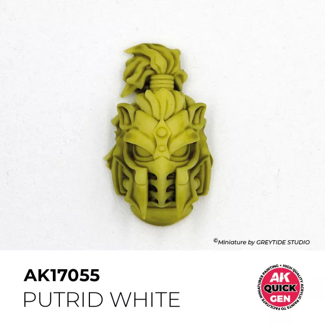 Kontrastná farba AK Quick Gen (Putrid White) - nahnitá biela - AK-Interactive