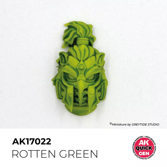 Kontrastná farba AK Quick Gen (Rotten Green) - nahnitá zelená - AK-Interactive
