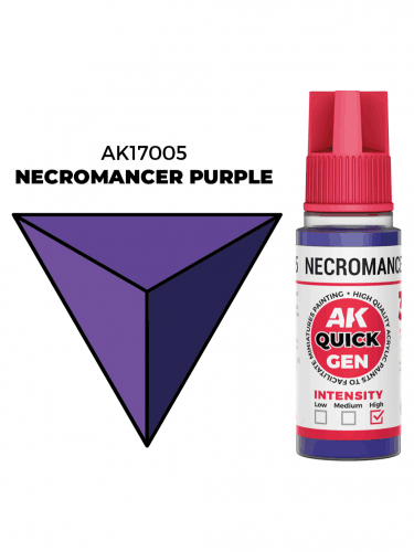 Kontrastná farba AK Quick Gen (Necromancer Purple) - nekromantská fialová