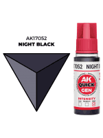 Kontrastná farba AK Quick Gen (Night Black) - nočná čierna