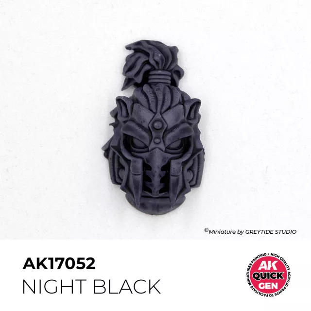 Kontrastná farba AK Quick Gen (Night Black) - nočná čierna - AK-Interactive