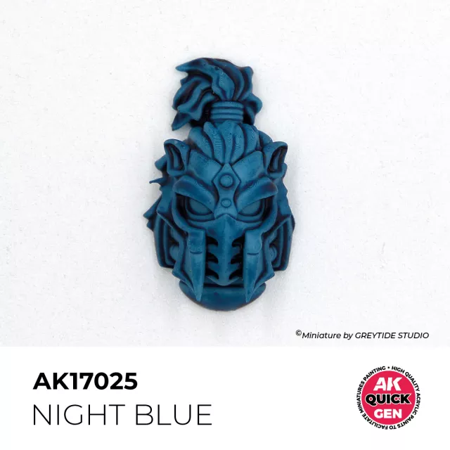 Kontrastná farba AK Quick Gen (Night Blue) - nočná modrá - AK-Interactive