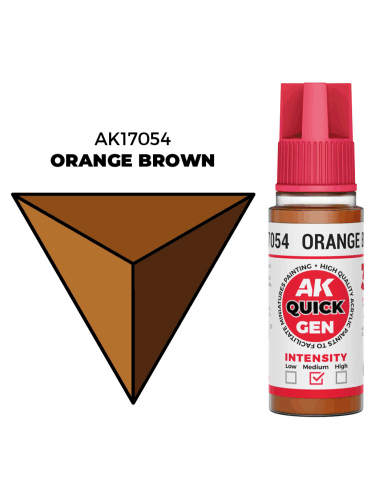 Kontrastná farba AK Quick Gen (Orange Brown) - oranžovo-hnedá