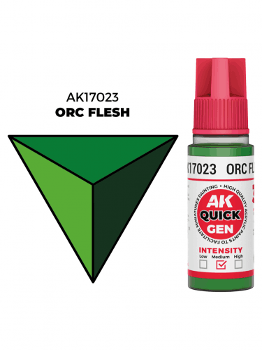 Kontrastná farba AK Quick Gen (Orc Flesh) - orčie pleť
