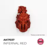Kontrastní barva AK Quick Gen (Infernal Flesh) - pekelně červená - AK-Interactive