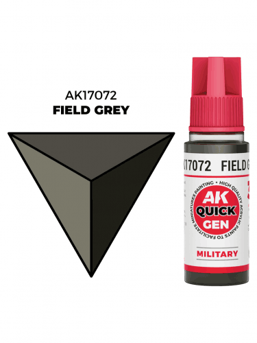 Kontrastná farba AK Quick Gen (Field Grey) - poľná šedá