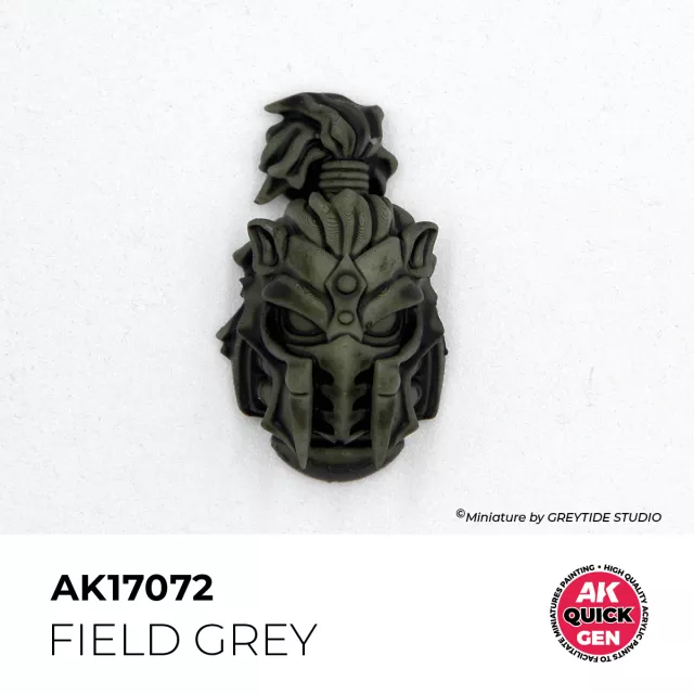 Kontrastná farba AK Quick Gen (Field Grey) - poľná šedá - AK-Interactive