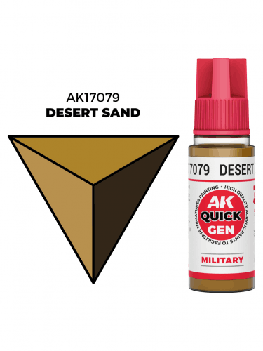 Kontrastná farba AK Quick Gen (Desert Sand) - púštny piesok