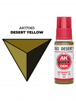 Kontrastná farba AK Quick Gen (Desert Yellow) - púštna žltá