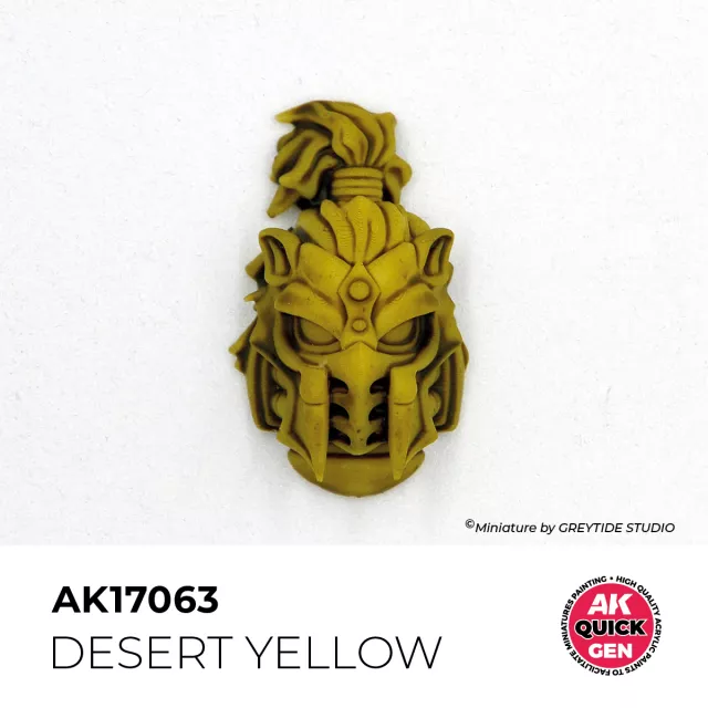 Kontrastná farba AK Quick Gen (Desert Yellow) - púštna žltá - AK-Interactive