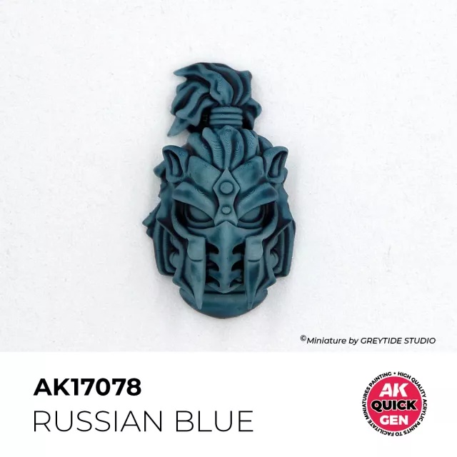 Kontrastná farba AK Quick Gen (Russian Blue) - ruská modrá - AK-Interactive