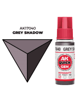 Kontrastná farba AK Quick Gen (Grey Shadow) - šedý odtieň