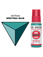 Kontrastná farba AK Quick Gen (Spectral Blue) - spektrálna modrá