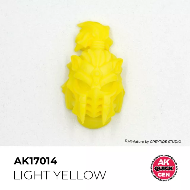 Kontrastná farba AK Quick Gen (Light Yellow) - svetlo žltá - AK-Interactive