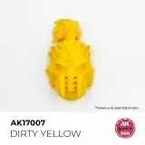 Kontrastná farba AK Quick Gen (Dirty Yellow) - tlmená žltá - AK-Interactive