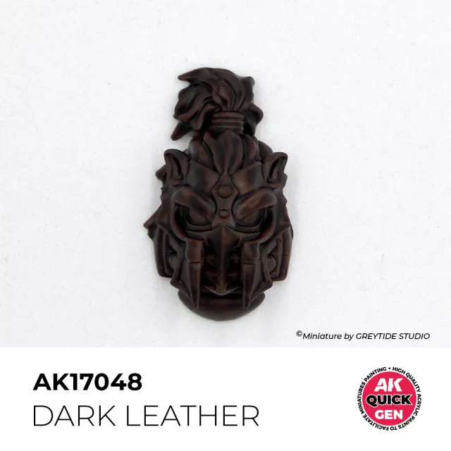 Kontrastná farba AK Quick Gen (Dark Leather) - tmavá kůže - AK-Interactive