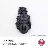 Kontrastná farba AK Quick Gen (German Grey) - tmavě šedá - AK-Interactive