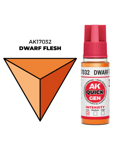 Kontrastná farba AK Quick Gen (Dwarf Flesh) - trpasličia pleť