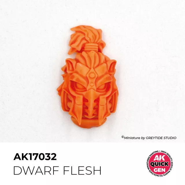 Kontrastná farba AK Quick Gen (Dwarf Flesh) - trpasličia pleť - AK-Interactive