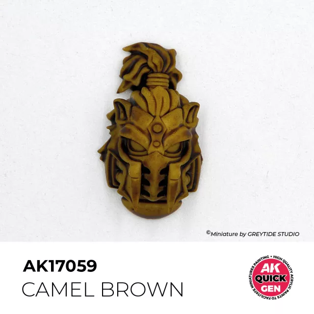 Kontrastná farba AK Quick Gen (Camel Brown) - velbloudia hnedá - AK-Interactive