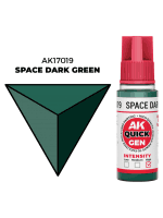 Kontrastná farba AK Quick Gen (Space Dark Green) - vesmírná tmavozelená