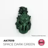 Kontrastná farba AK Quick Gen (Space Dark Green) - vesmírná tmavozelená - AK-Interactive