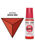 Kontrastná farba AK Quick Gen (Space Red) - vesmírne červená