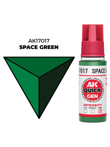 Kontrastná farba AK Quick Gen (Space Green) - vesmírne zelená