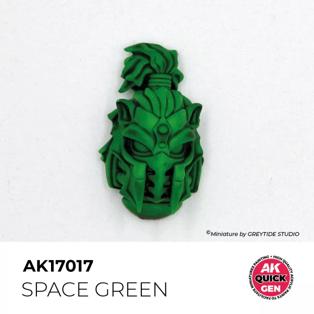 Kontrastná farba AK Quick Gen (Space Green) - vesmírne zelená - AK-Interactive