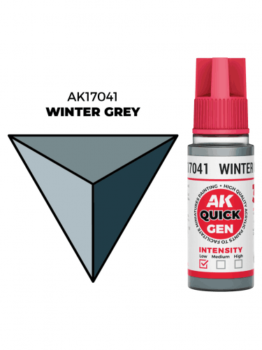 Kontrastná farba AK Quick Gen (Winter Grey) - zimná šedá
