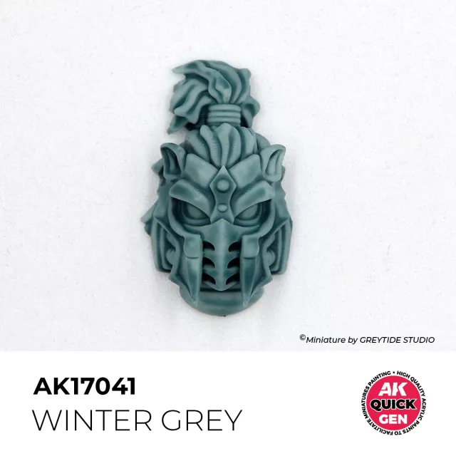 Kontrastná farba AK Quick Gen (Winter Grey) - zimná šedá - AK-Interactive