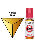 Kontrastná farba AK Quick Gen (Gold) - zlatá