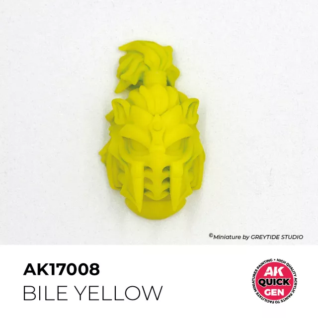 Kontrastná farba AK Quick Gen (Bile Yellow) - žlčovo žltá - AK-Interactive